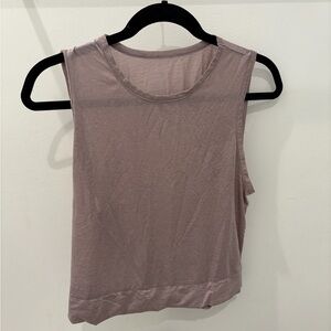 Vuori Sleeveless Scoop Tank Top - Mauve